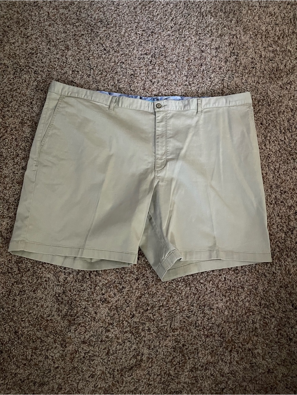 Tommy Bahama Light Tan Flat Front Men's Shorts